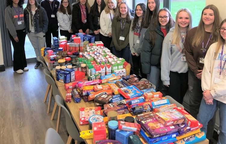 Image of Congleton High Supporting Local Foodbank