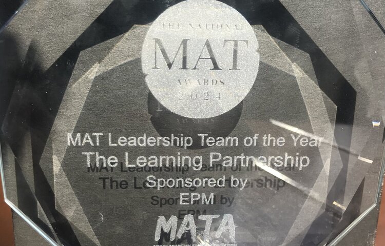 Image of The Learning Partnership wins MAT Leadership Team of the year at the 2024 National MAT Awards